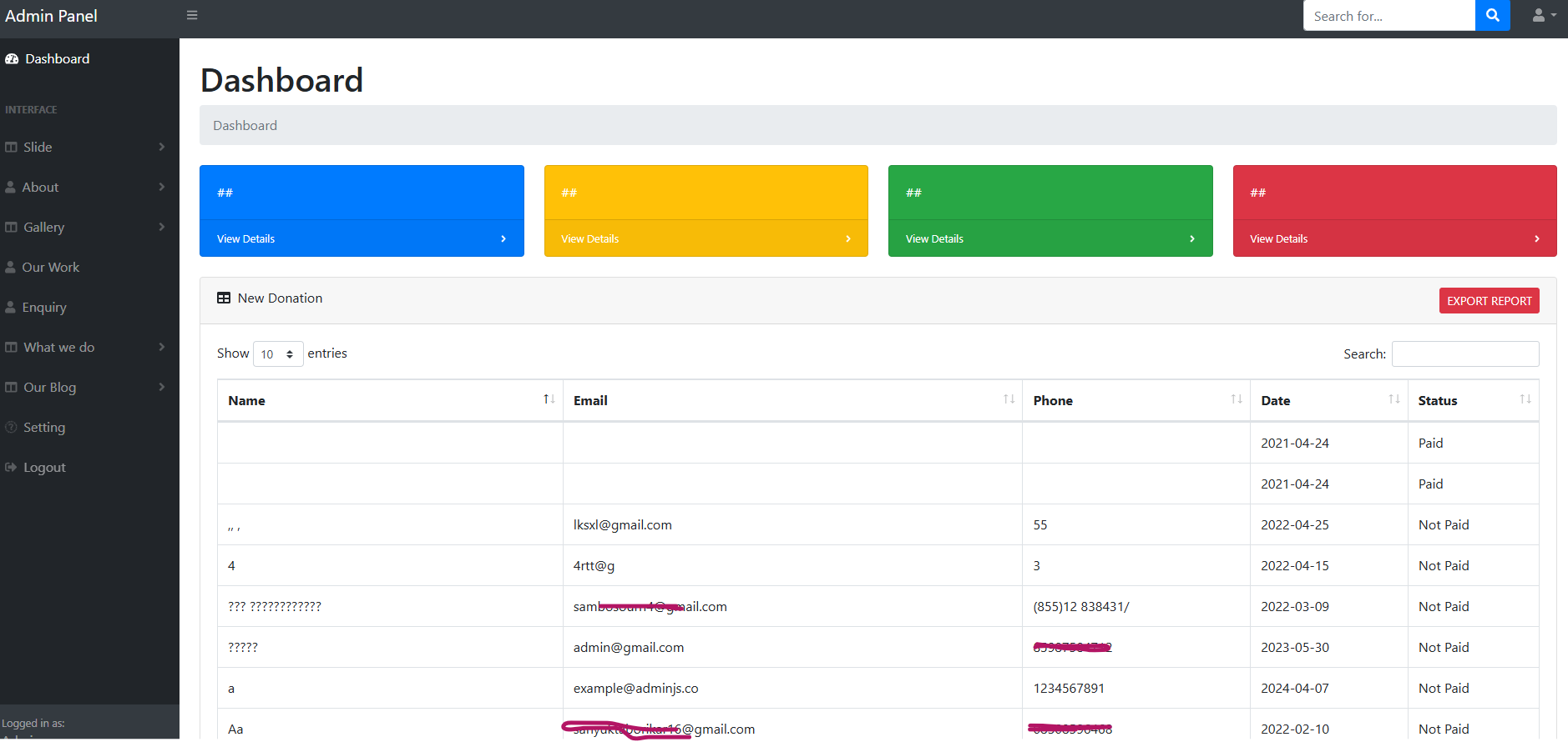 NGO in India for Education, Healthcare, Women Empowerment Source code of ngo website